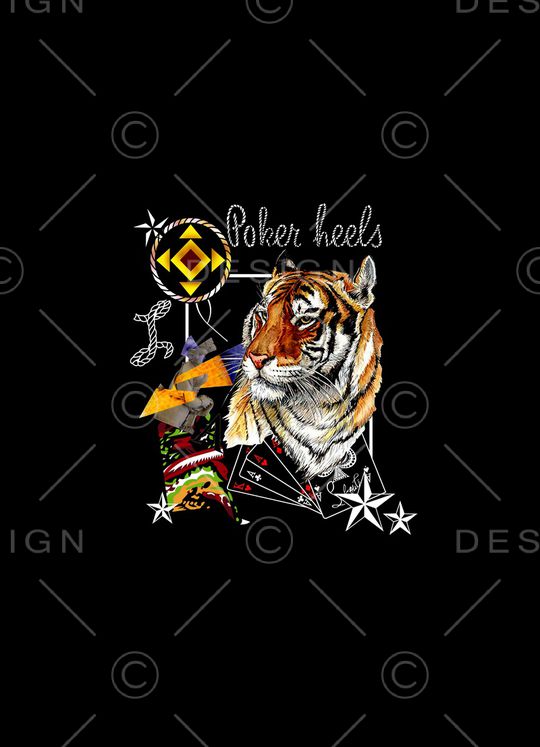 时尚流行印花华亿平台图片