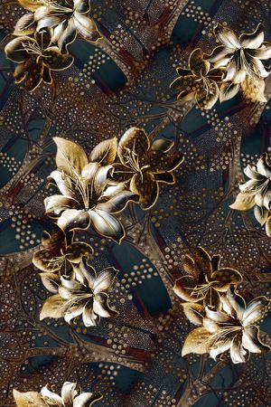 包金华亿平台印花华亿平台图片