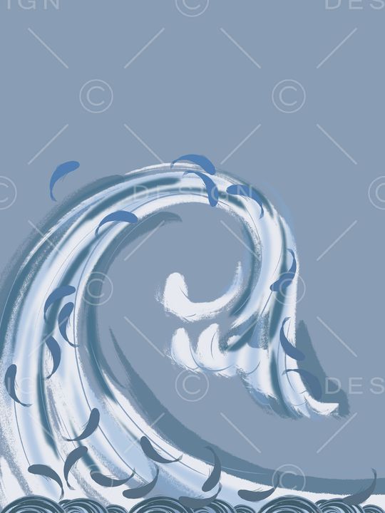 海浪印花华亿平台图片