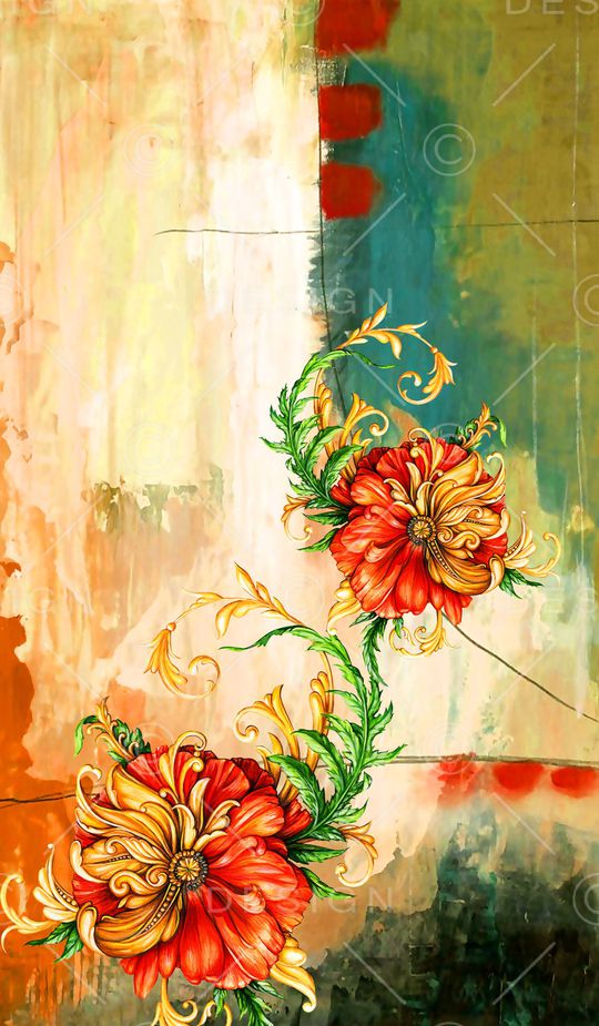 女装定位花印花华亿平台图片