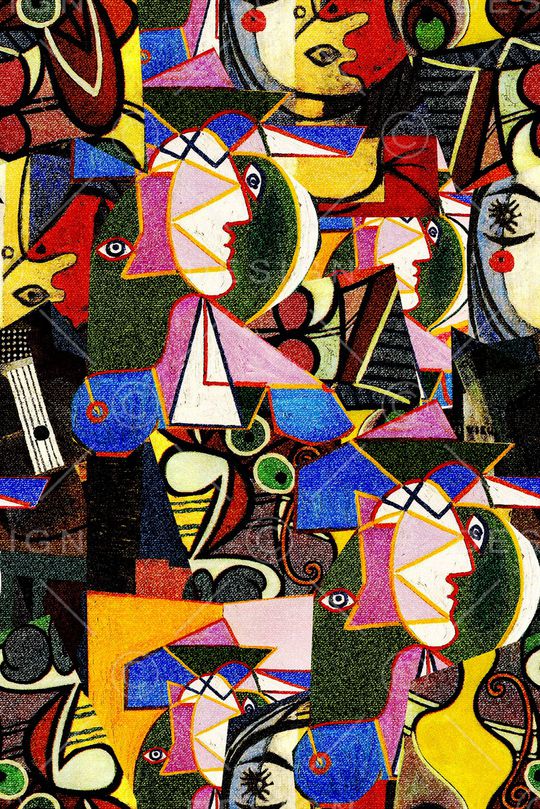 卡通人物印花华亿平台图片