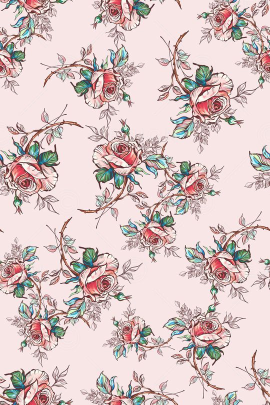 玫瑰花印花华亿平台图片