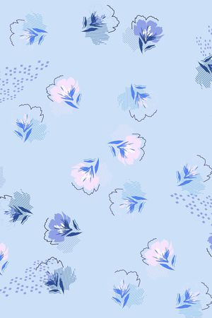 小清新印花华亿平台图片