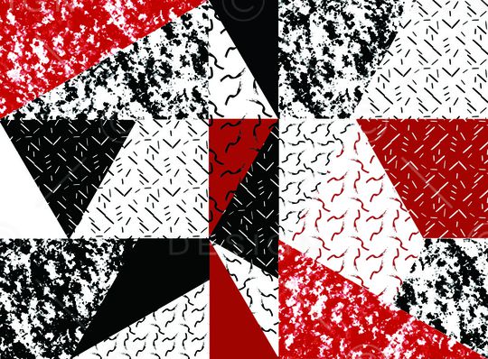 几何印花华亿平台图片