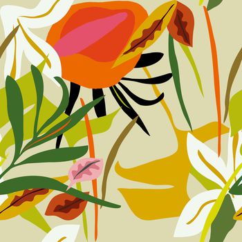 彩底花卉印花华亿平台图片