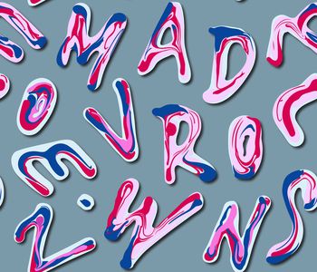 字母印花华亿平台图片