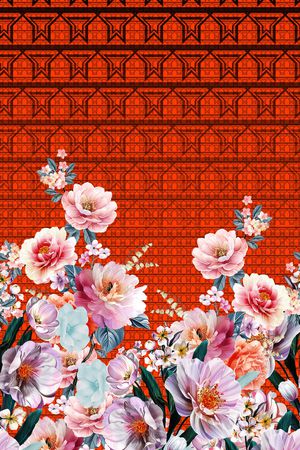 几何印花华亿平台图片