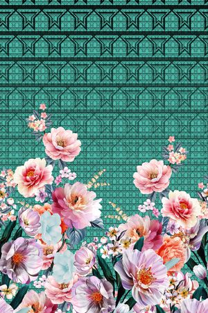 几何印花华亿平台图片