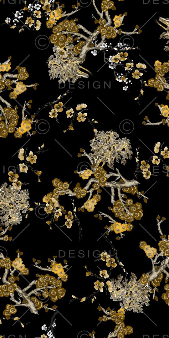 绿植树叶印花华亿平台图片