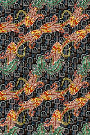 复古印花华亿平台图片