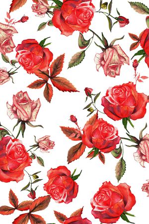 玫瑰花印花华亿平台图片