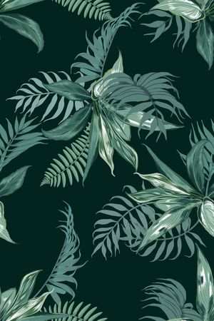 绿植树叶印花华亿平台图片