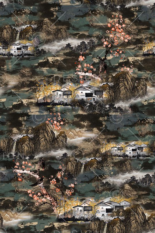 梅花印花华亿平台图片