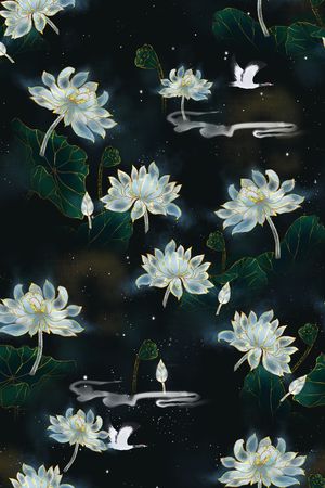 绿植树叶印花华亿平台图片