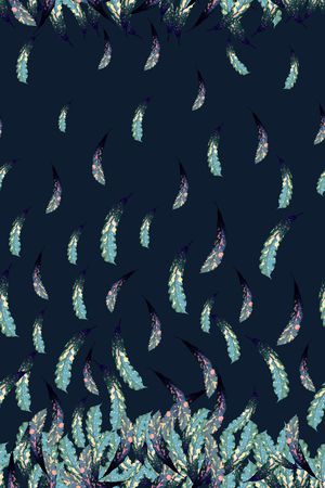 羽毛印花华亿平台图片