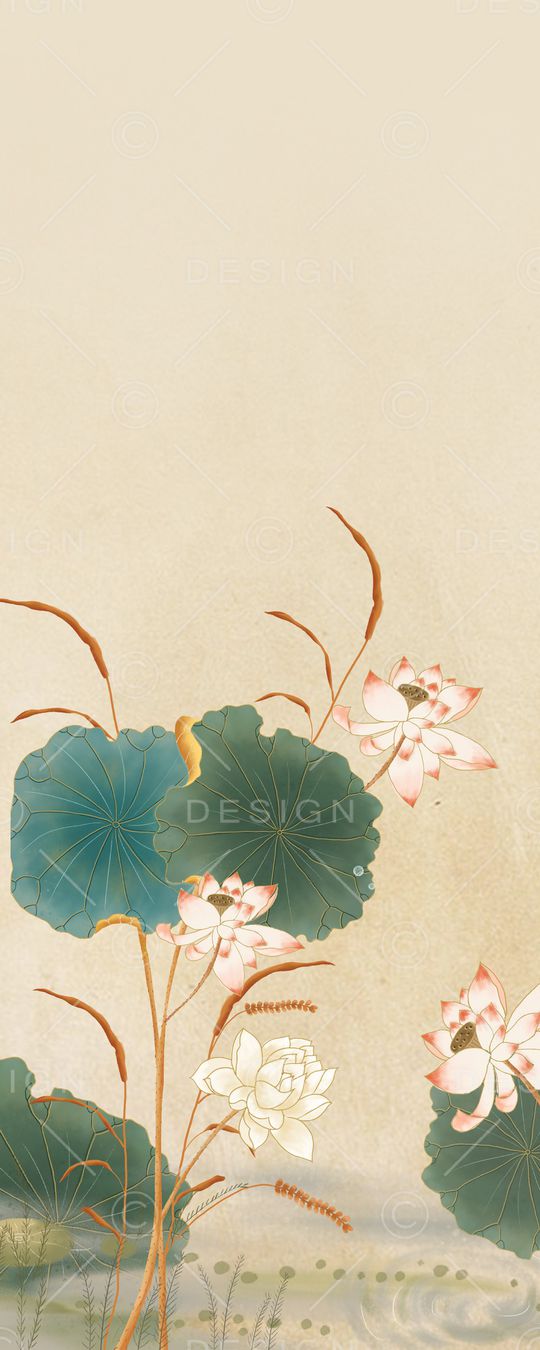 荷花印花华亿平台图片