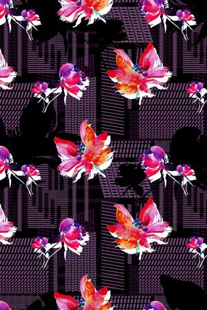 几何印花华亿平台图片