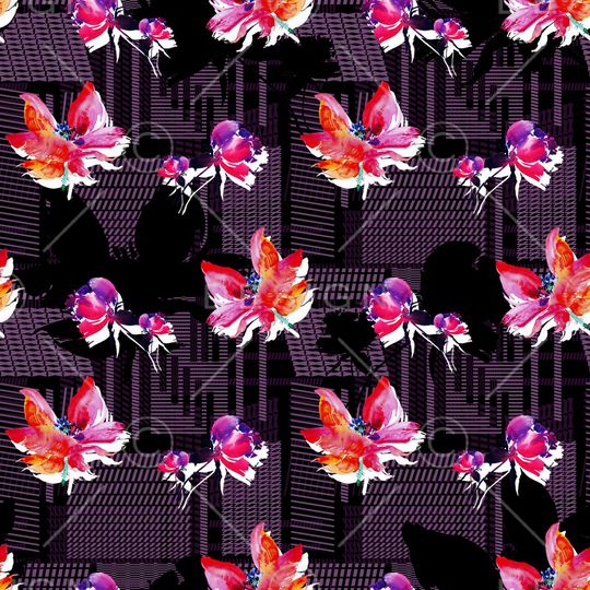 几何印花华亿平台图片