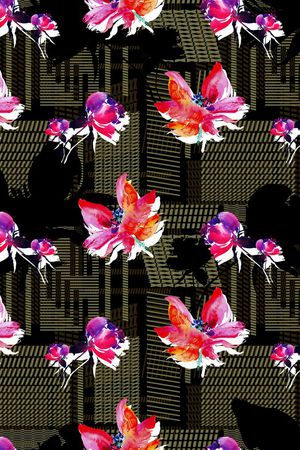 几何印花华亿平台图片