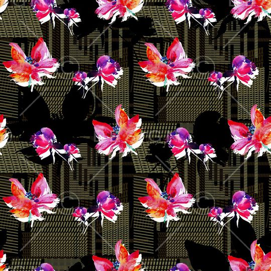 几何印花华亿平台图片