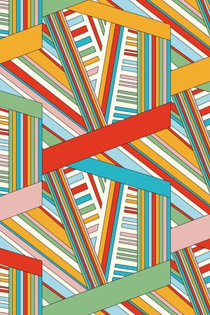 几何印花华亿平台图片