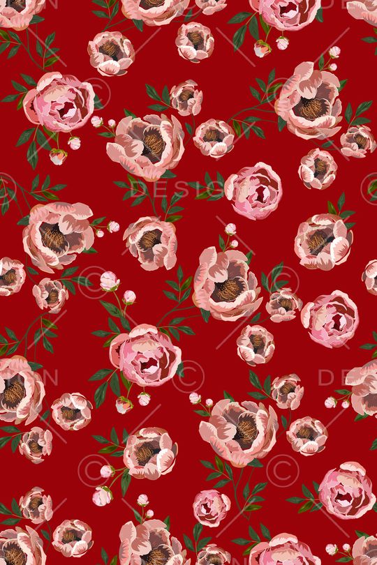 抽象花卉印花华亿平台图片