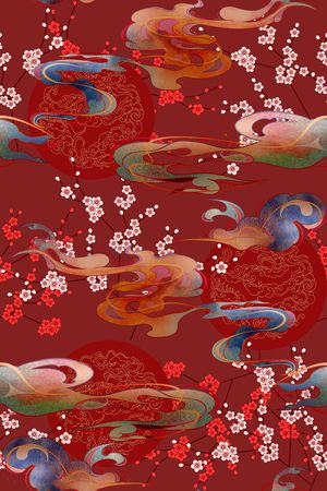 祥云印花华亿平台图片