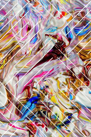 线条印花华亿平台图片