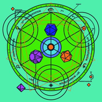 六边形印花华亿平台图片
