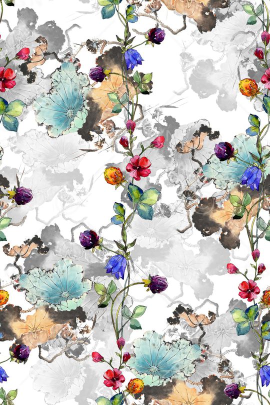 旗袍印花华亿平台图片