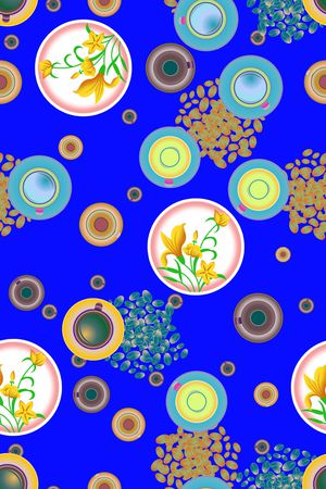 水仙花印花华亿平台图片