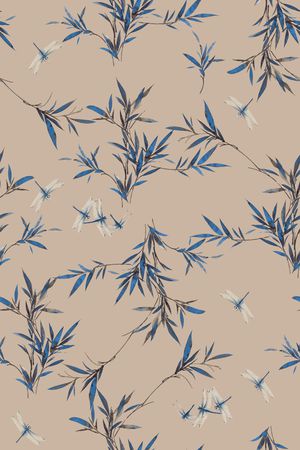 蜻蜓印花华亿平台图片