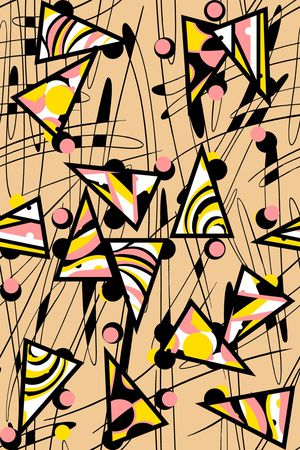 几何印花华亿平台图片