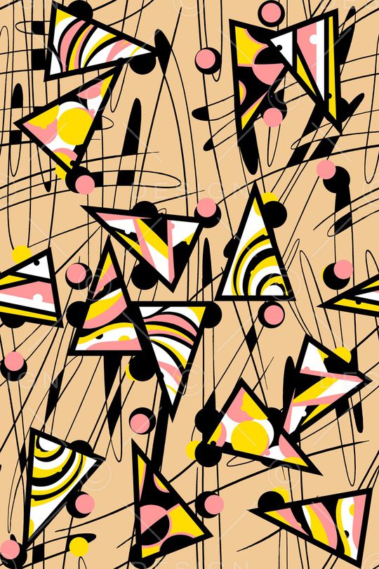 几何印花华亿平台图片