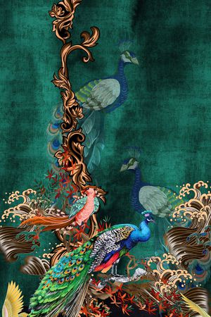 民族风印花华亿平台图片