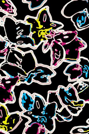 绿植树叶印花华亿平台图片