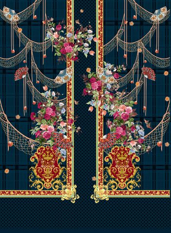 女装定位花印花华亿平台图片