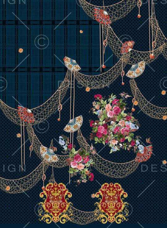 女装定位花印花华亿平台图片