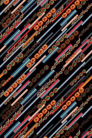 几何印花华亿平台图片