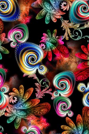 几何印花华亿平台图片