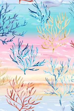 珊瑚印花华亿平台图片