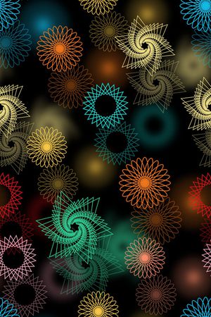 连衣裙印花华亿平台图片