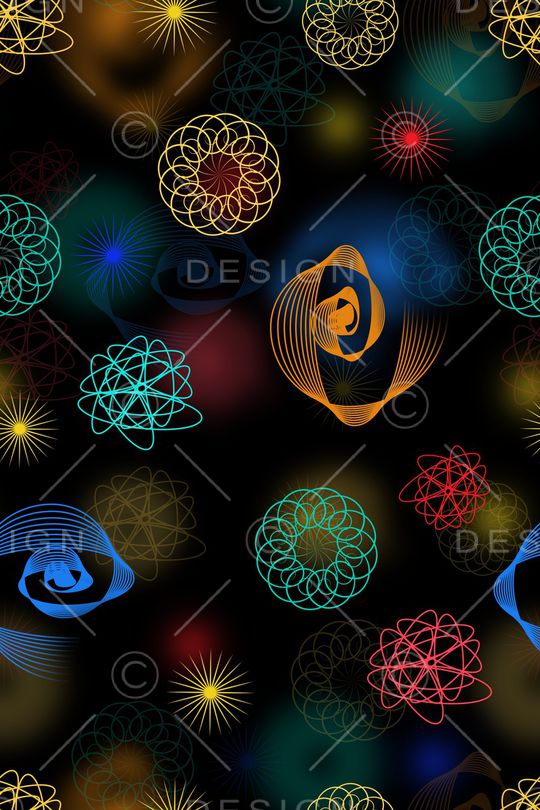 连衣裙印花华亿平台图片