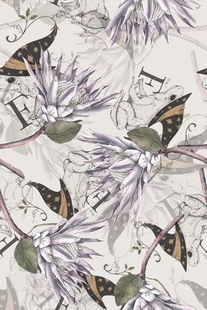 典雅时尚印花华亿平台图片