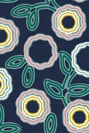 绿植树叶印花华亿平台图片