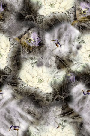 旗袍印花华亿平台图片