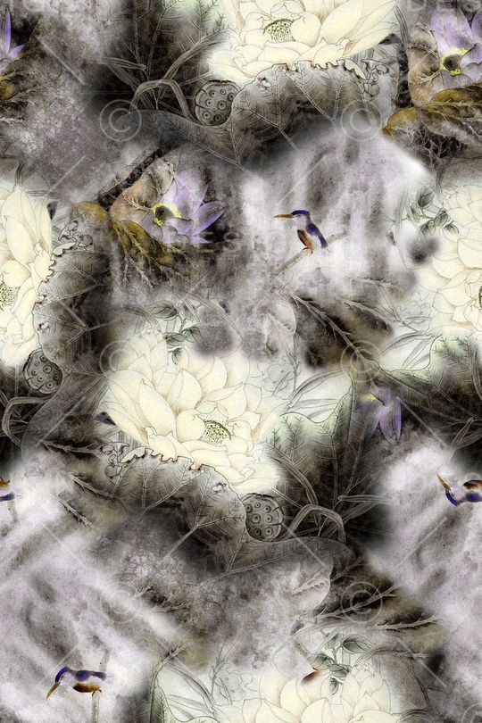 旗袍印花华亿平台图片