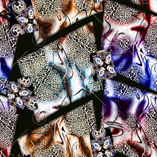 几何印花华亿平台图片