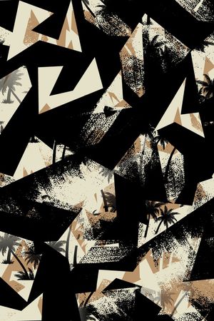 几何印花华亿平台图片