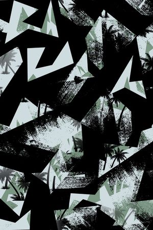 几何印花华亿平台图片